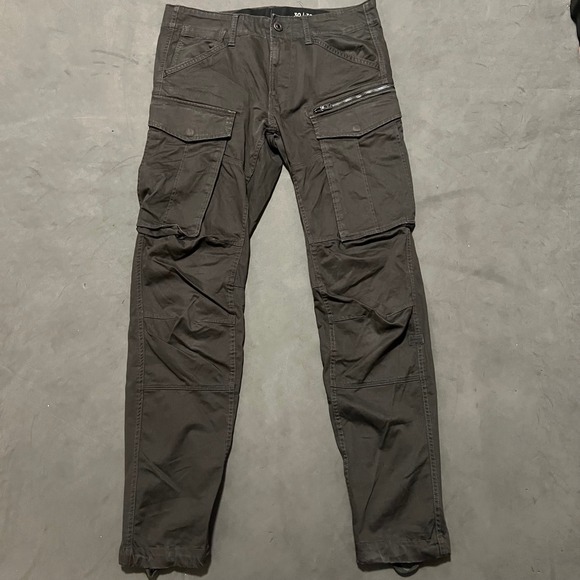 G-Star RAW Rovic Zip 3D Straight Tapered Leg Cargo Pants Mens Size 30x32 (34x32) - Picture 1 of 8